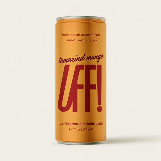 UFF! tamarind mango sparkling non-alcoholic spritz, 8.4 fl oz can